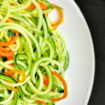 Asian Zucchini Noodle Salad
