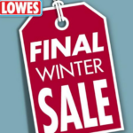Lowes Final Winter Sale