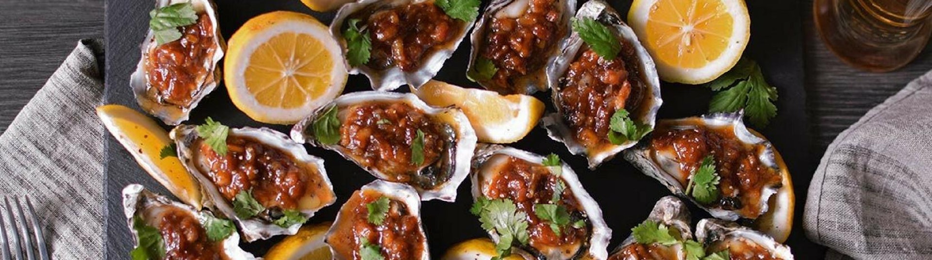 Oysters Tamarind Kilpatrick